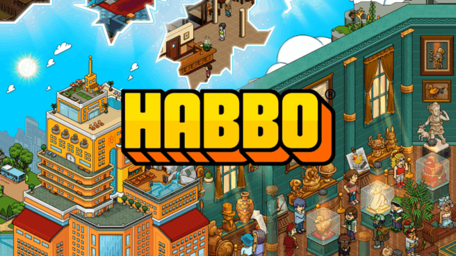 Ключевое изображение социальной MMO игры Habbo