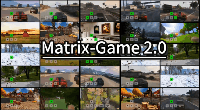 Демо-скриншот Matrix-Game 2.0: интерактивная генерация видео с ИИ