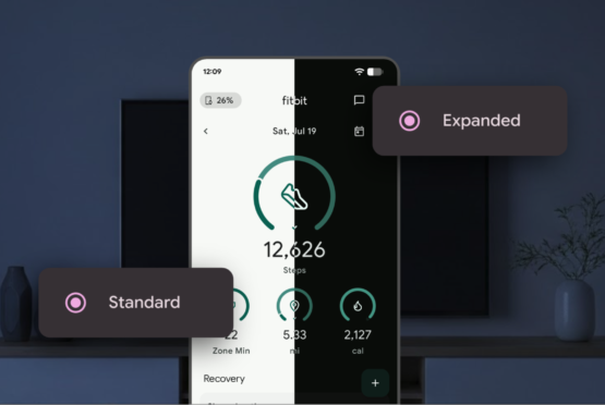 Экран настроек темной темы и автоматической тематизации иконок в Android 16