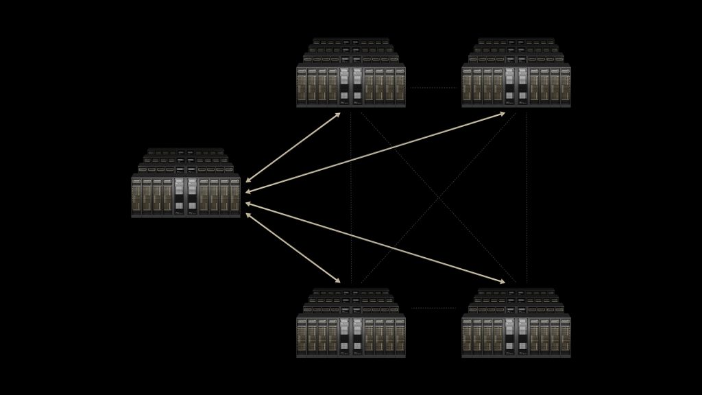 Технология NVIDIA Spectrum-XGS Ethernet для соединения центров обработки данных ИИ