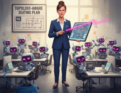 SageMaker HyperPod в топологически-осознанном планировании
