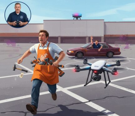 Дроны будут преследовать магазинных воров