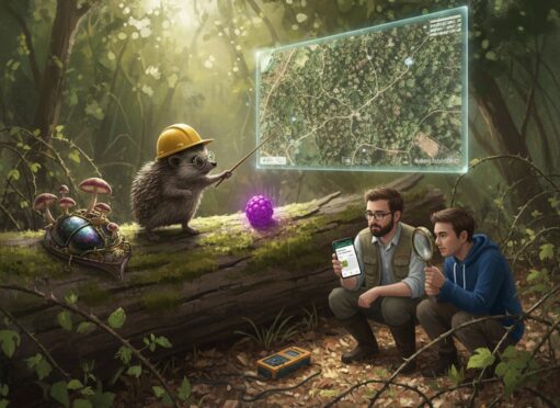 ИИ находит ежей