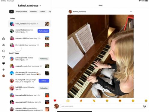Инстаграм для Ipad
