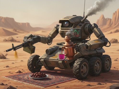 Иранский боевой робот с ИИ