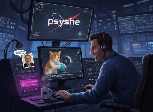NASA передает лазерный сигнал