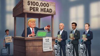 Сбор Трампа за визы в 100 тысяч