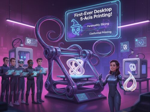 3D-принтер с пятью осями