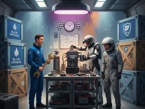 Космические силы США выбрали Blue Origin
