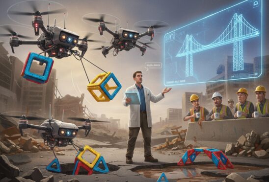 Дроны с ИИ осваивают 3D-печать