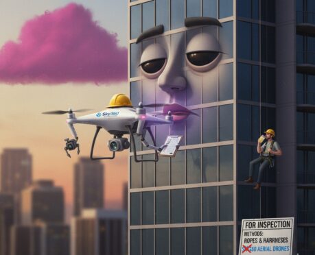 ИИ-дроны в обслуживании зданий