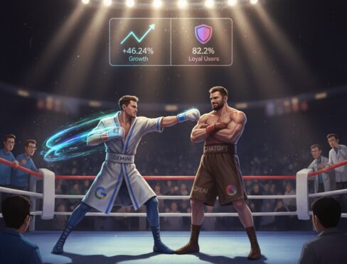 Gemini обгоняет ChatGPT