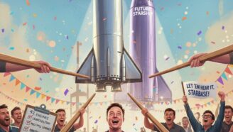 SpaceX посадила Starship