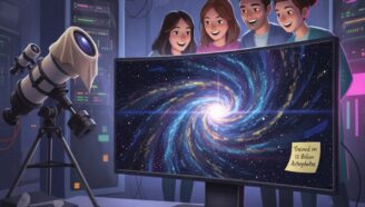 ИИ создал симуляцию Млечного Пути