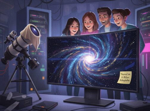 ИИ создал симуляцию Млечного Пути