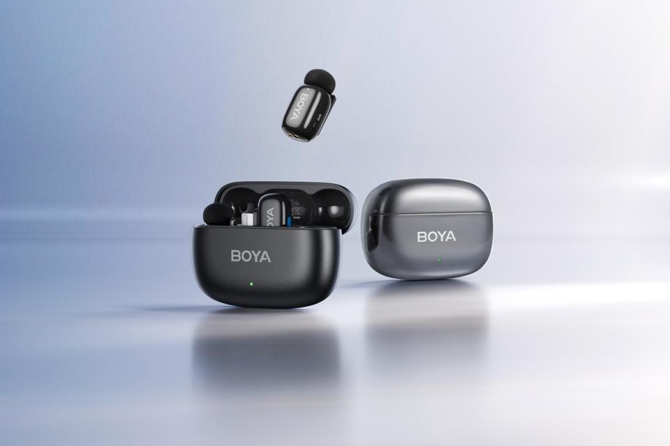 Беспроводной микрофон Boya Mini 2 для iPhone с искусственным интеллектом для подавления шума