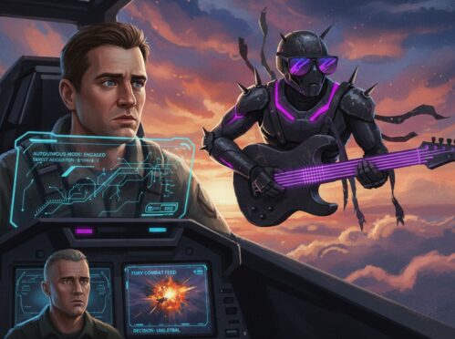 Боевой дрон Fury с ИИ