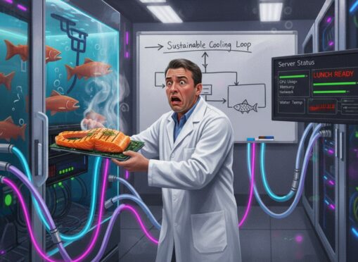 Дата-центр Nscale греет рыбную ферму