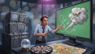 ИИ видит дым от лесных пожаров