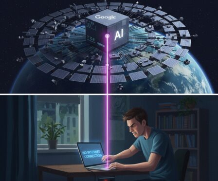 Google размещает ИИ на спутниках