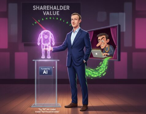 Meta* финансировала ИИ за счет мошенников