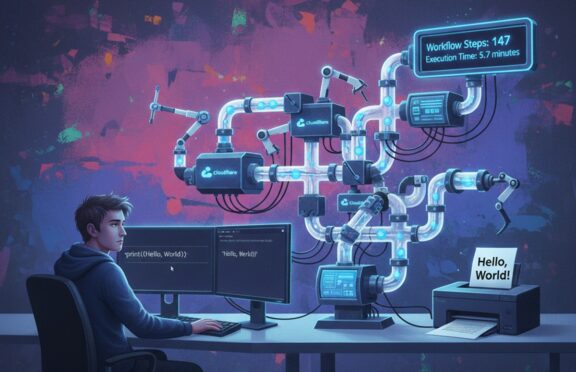 Cloudflare запускает Python Workflows