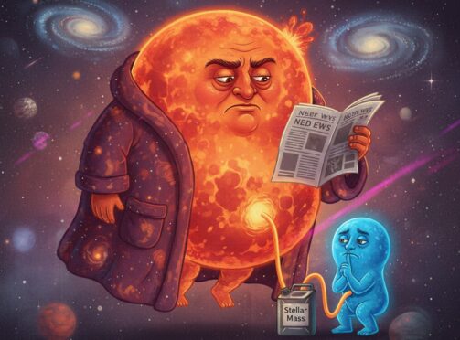 Звезда разрушает своего компаньона