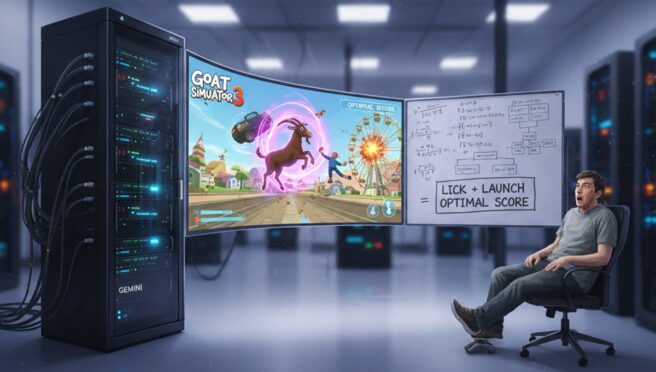 DeepMind использует симулятор коз