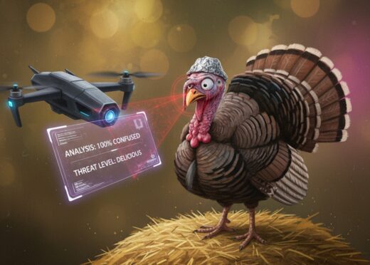 Дроны отслеживают индеек на фермах