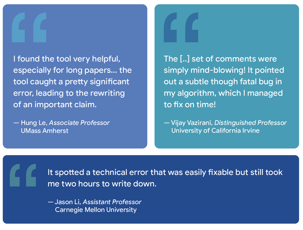 Три отзыва профессоров о выявлении ошибок в научных статьях с помощью ИИ