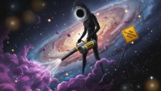 Рекордные порывы ветра от черной дыры