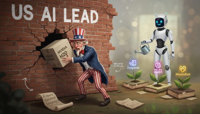 китайские открытые модели и США