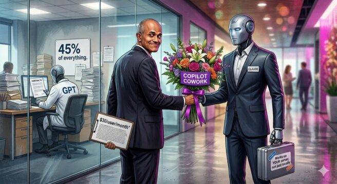 Microsoft интегрирует Claude в Copilot