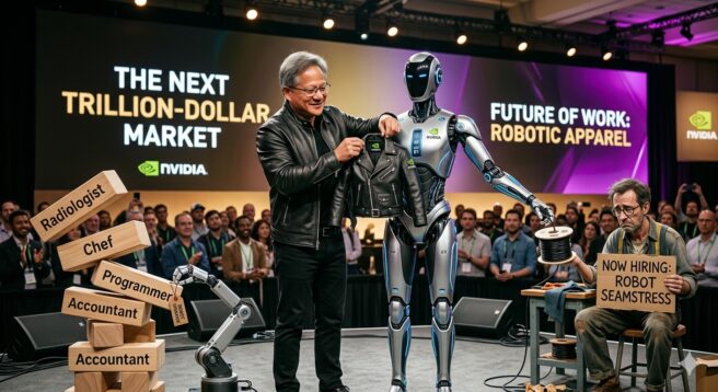 Дженсен Хуанг о замене ИИ работников