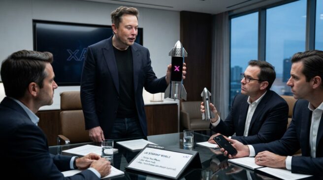 Смартфон SpaceX и xAI