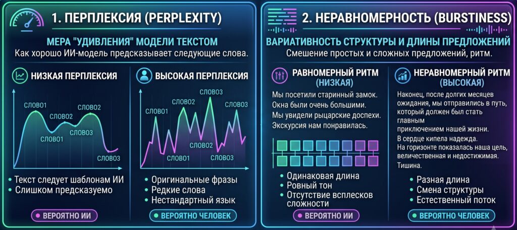 Перплексия и burstiness