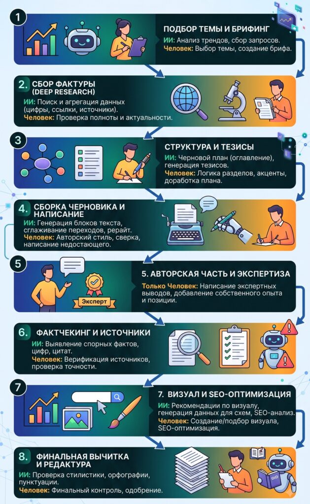 workflow написания статьи