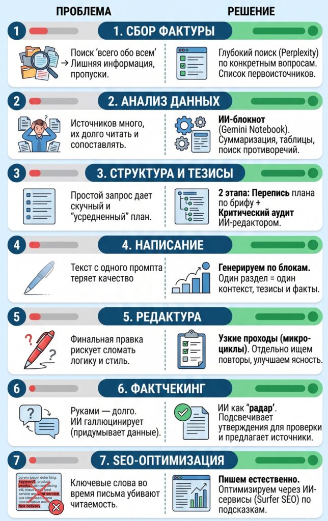 как писать статьи через ИИ