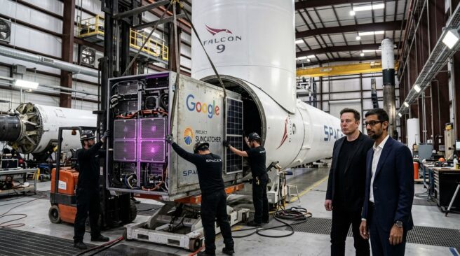 Google Suncatcher SpaceX