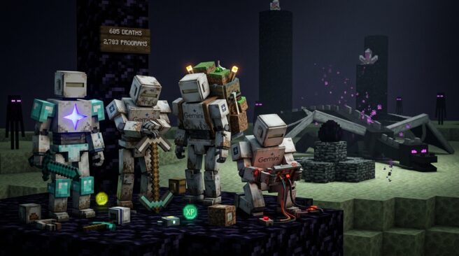 Gemini 4 Argon прошел Minecraft
