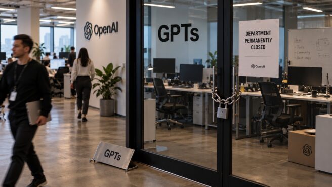 OpenAI отключает GPTs